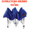 Carpa Plegable o Gazebo 3H - Estructura de Hierro zincado + Techo