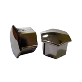 Set de fundas de acero cromadas