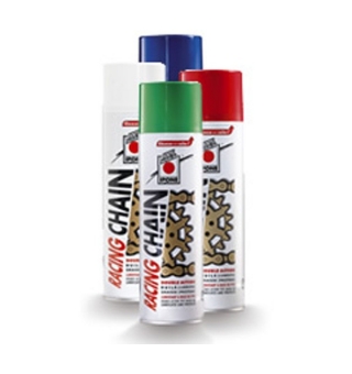 Lubrica Cadena Ipone Racing Chain Azul, Rojo, Blanco y Verde 500 ml