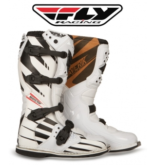 Botas Fly Maverik MX F4 Blancas