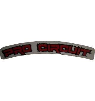 Calcomanía Pro Circuit Semicircular