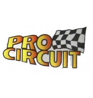 Calcomanía Pro Circuit Bandera