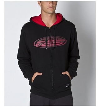 Campera Canguro FMF Hoodie Grand Fullzip Negro