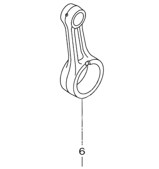 Biela para YFZ 450 Carburador / R