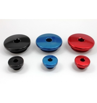 Tapones Motor para YFZ 450R y  Raptor 700 Aul o Rojo