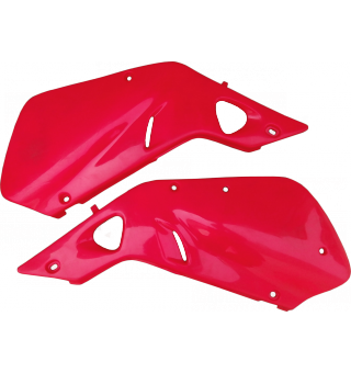 Juego de Cachas Bajo Asiento  para CR 250 Año 97-98 Disponible en color Rojo 