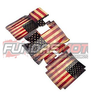 Stickers Adhesivo Bandera Usa Carcaza Housing Gopro Hero 3