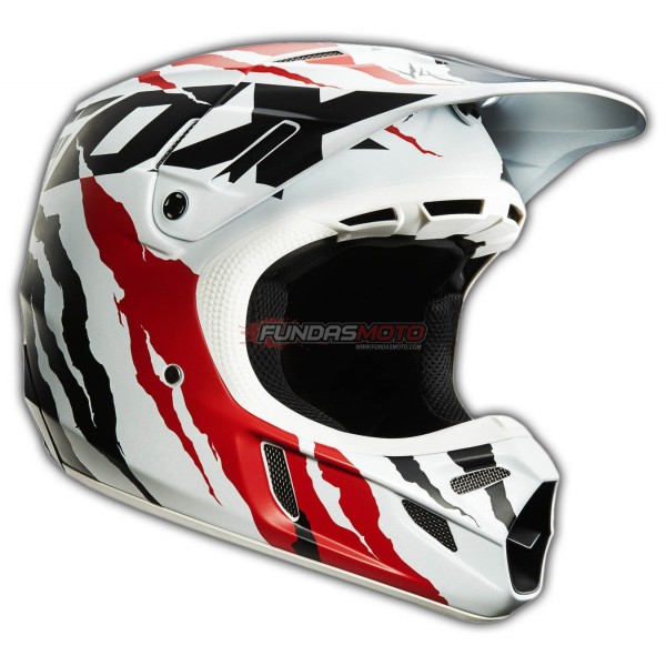 Casco Fox V4 Forsaken Cross Motocross Atv Enduro Quads - FundasMoto | Online Store