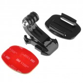 Kit accesrorios J Hook, soporte plano y adhesivo 3M para Gopro HD Hero 1, 2 y 3