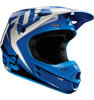 Casco Fox V1 Race Helmet Azul